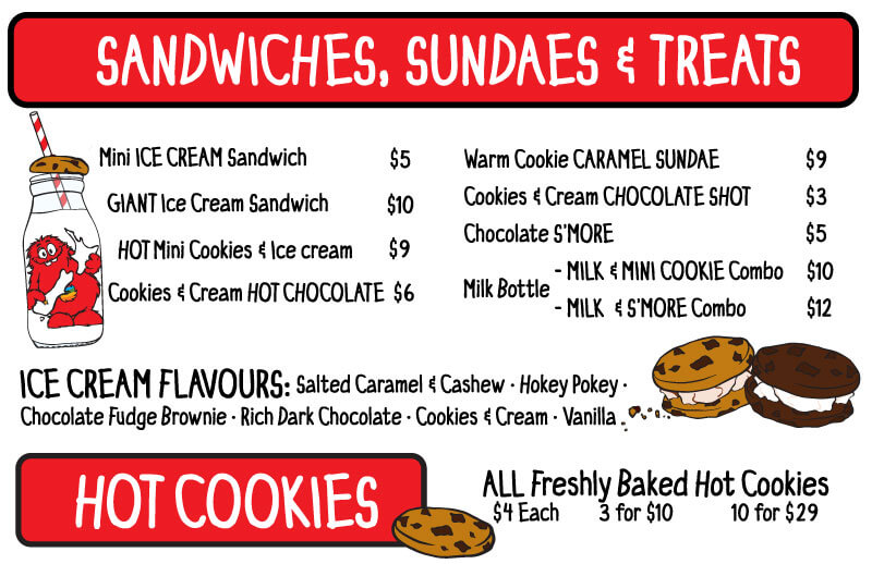 Queenstown Cookie Time Cookie Bar